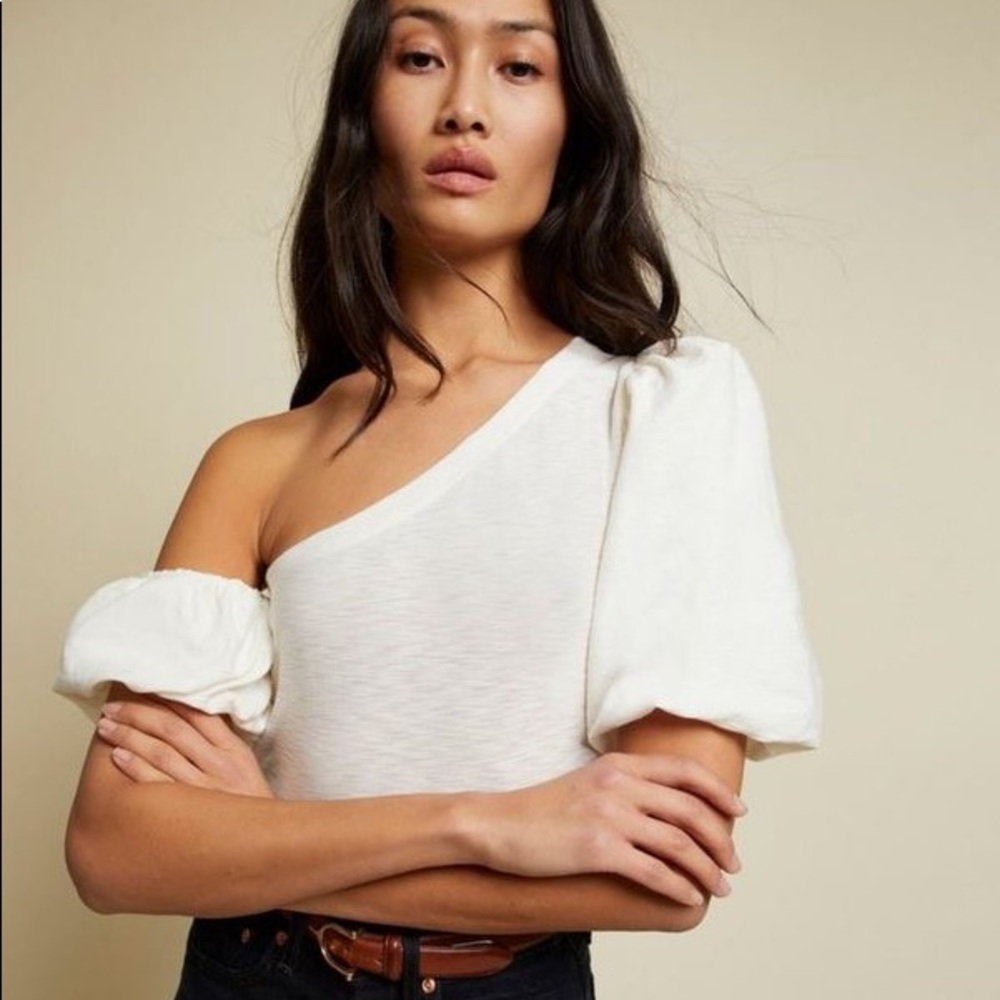 Nation LTD Daphne Asymmetric Tee // XS